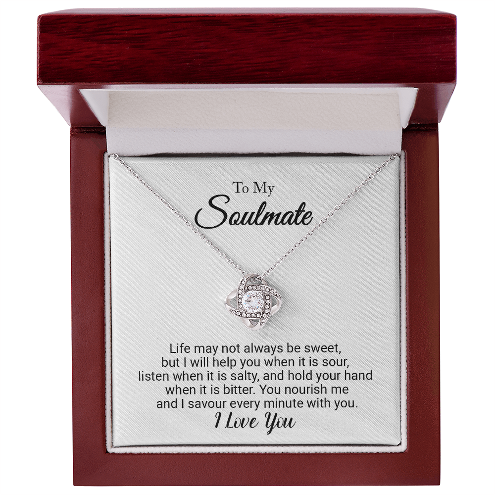 Tied to You Love Knot Necklace - Golden Jewel