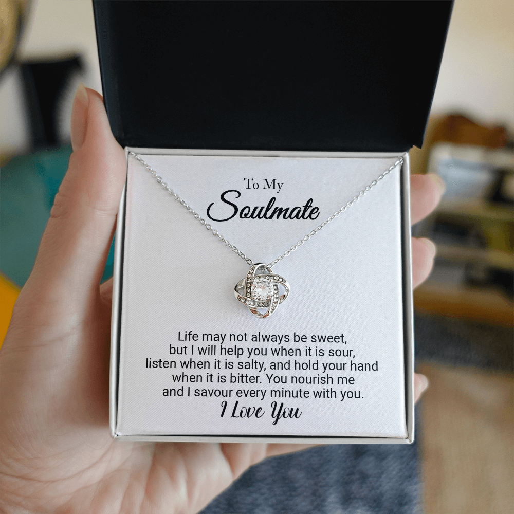 Tied to You Love Knot Necklace - Golden Jewel