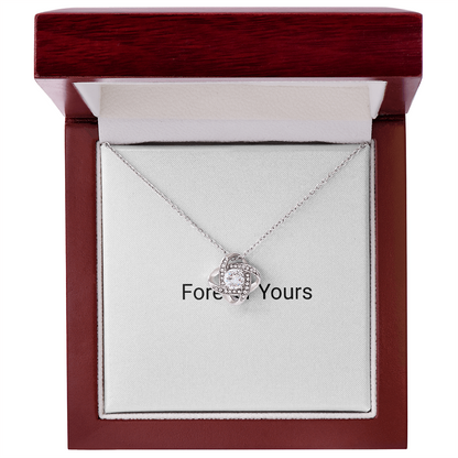 Love Knot Pendant Necklace - Golden Jewel